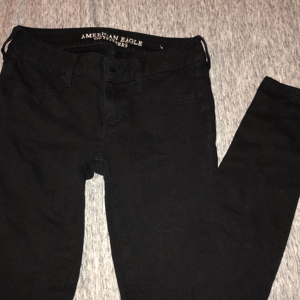 Black jeggings
